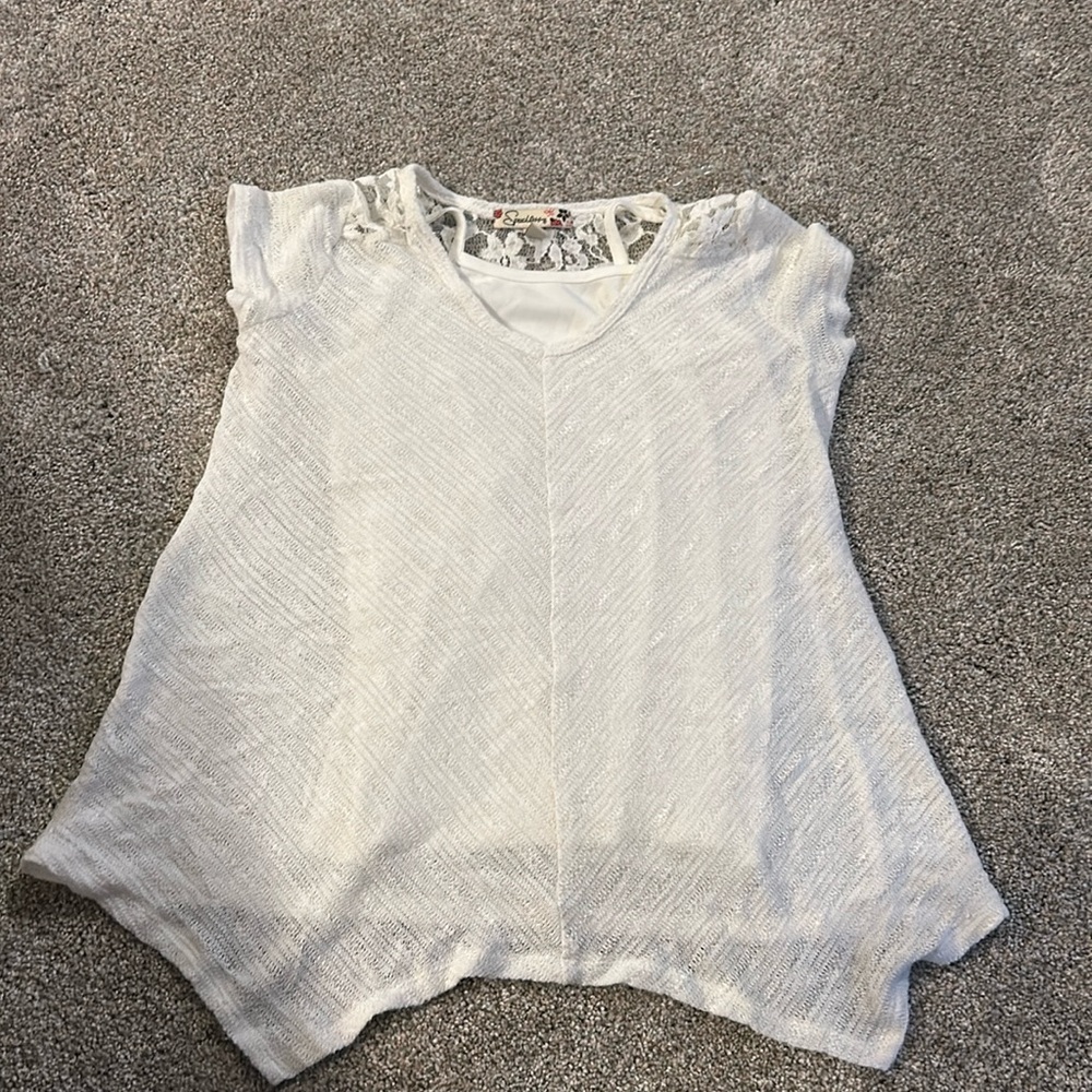 Girls sweater tee.